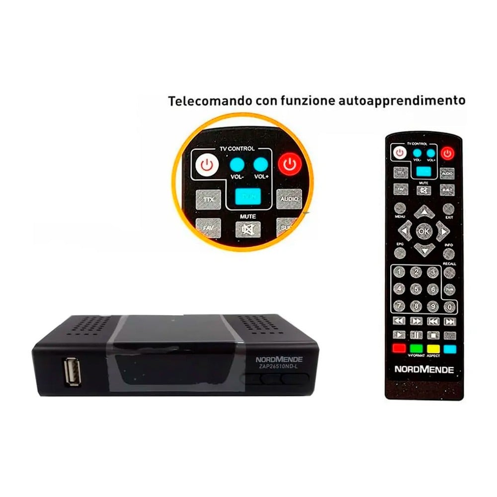 Sintonizador TDT Full HD Engel DVB T2 HEVC Ziwwie