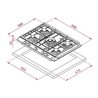 Placa TEKA EX7015GAIALDR Natural