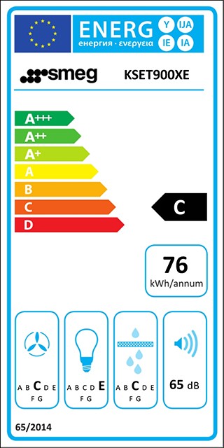 Etiqueta de Eficiencia Energética - KSET900XE