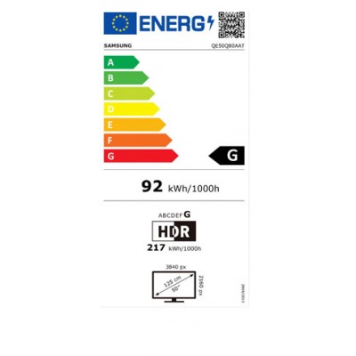 TV QLED  SAMSUNG QE50Q80A