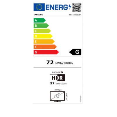 TV LED SAMSUNG UE43AU8005