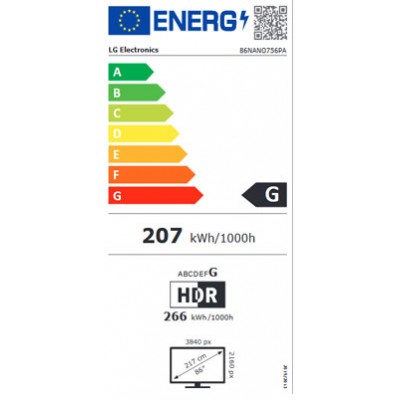 TV LED LG 86NANO756PA