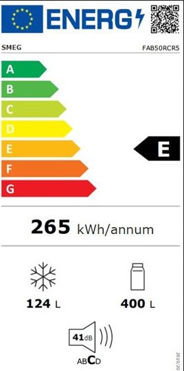 Etiqueta de Eficiencia Energética - FAB50LBL5