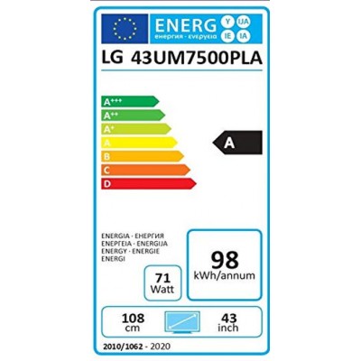 TV LED LG 43UM7500 UHD IA