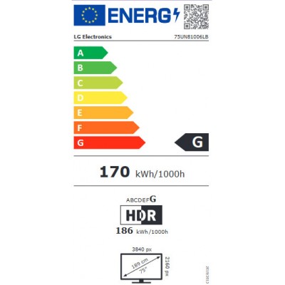 TV LED - LG 75UN8100