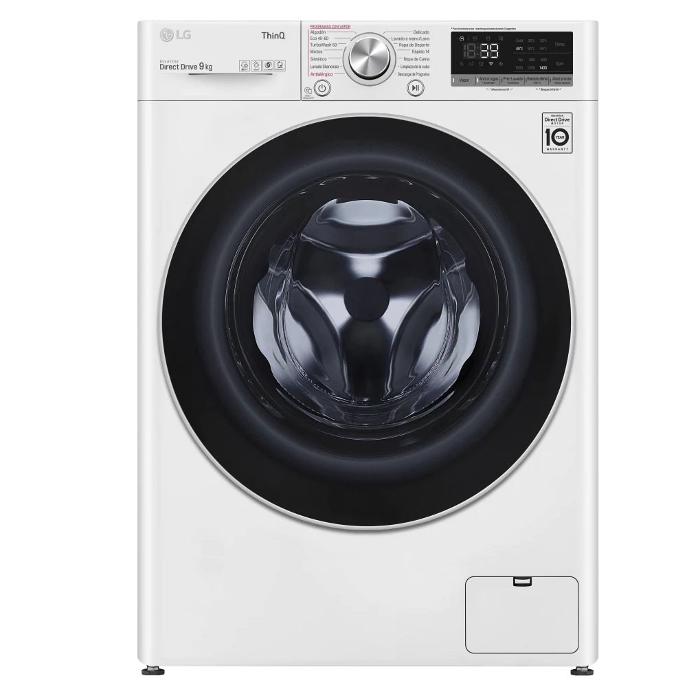 Lavadora  LG F4WV7009S1W