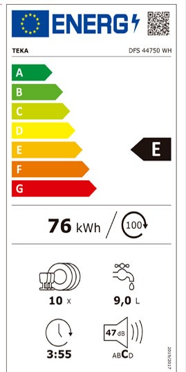 Etiqueta de Eficiencia Energética - 114310003