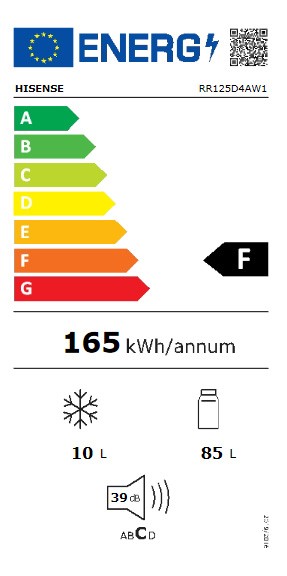 Etiqueta de Eficiencia Energética - RR125D4AW1