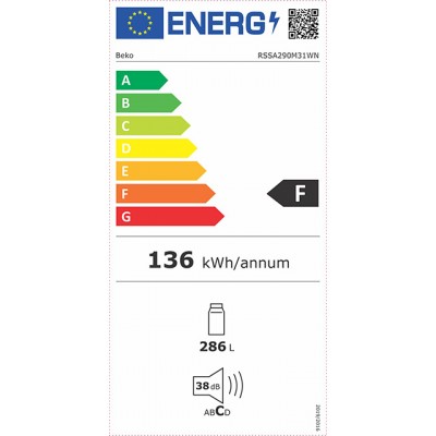 Conservador Beko RSSA290M31WN