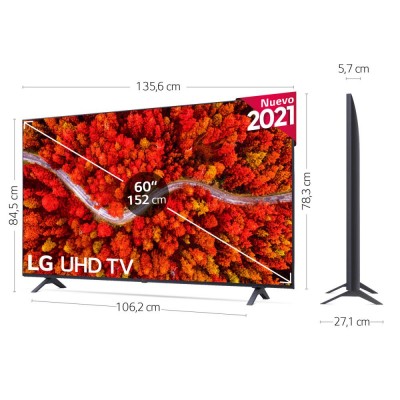 TV LED LG 60UP80006LR