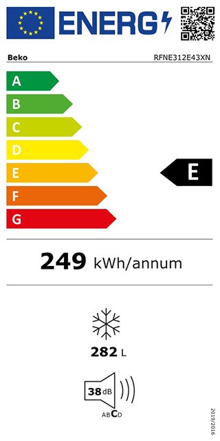 Etiqueta de Eficiencia Energética - RFNE312E43XN