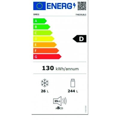 Frigorífico SMEG FAB28RWH5