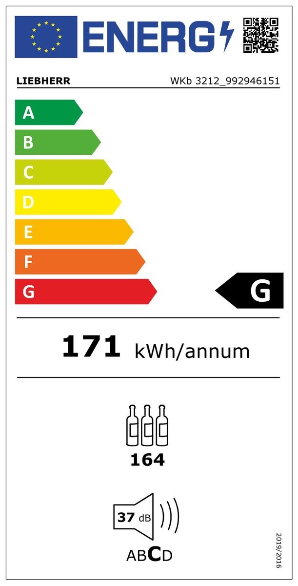 Etiqueta de Eficiencia Energética - WKB3212