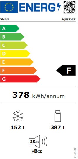Etiqueta de Eficiencia Energética - FQ55FXDF