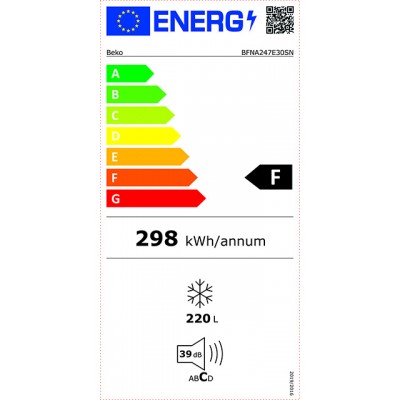 Congelador BEKO BFNA247E30SN