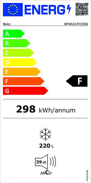 Etiqueta de Eficiencia Energética - BFNA247E30SN