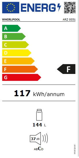 Etiqueta de Eficiencia Energética - ARZ 0051