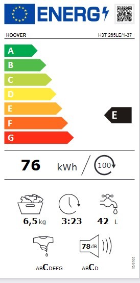 Etiqueta de Eficiencia Energética - 31011174