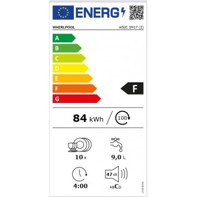 Lavavajillas WHIRLPOOL WSIC3M17