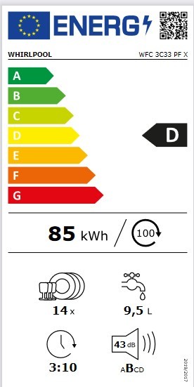 Etiqueta de Eficiencia Energética - WFC 3C33 PF X