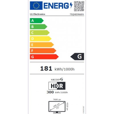 TV MINILED LG 75QNED966PA