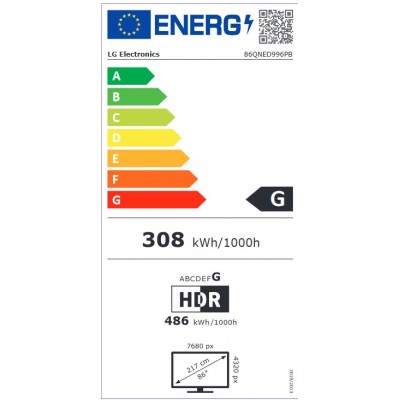TV MINILED LG  86QNED996PB