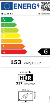 Etiqueta de Eficiencia Energética - KE75XH8096BAEP
