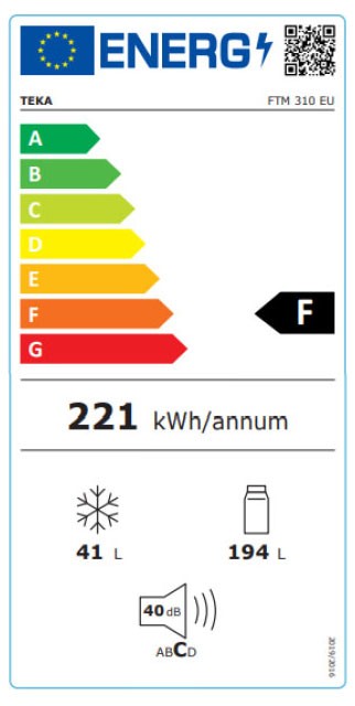 Etiqueta de Eficiencia Energética - 40672041