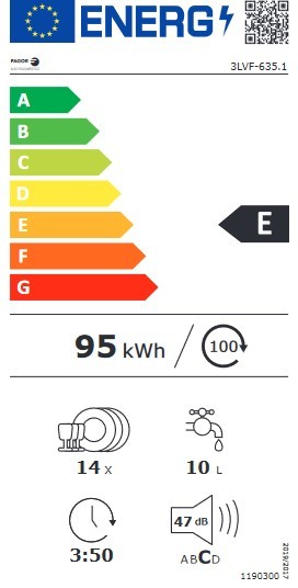 Etiqueta de Eficiencia Energética - 3LVF-635.1