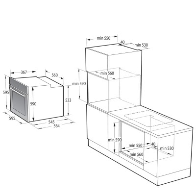Horno HISENSE BI61111AX