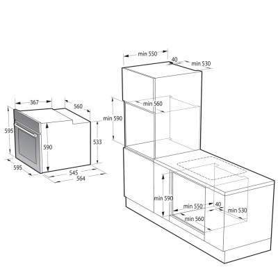 Horno HISENSE BI62216AX