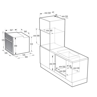 Horno HISENSE BSA66334PG