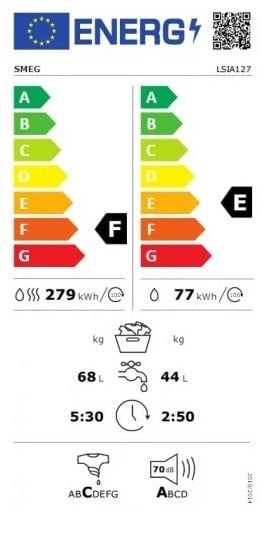 Etiqueta de Eficiencia Energética - LSIA127