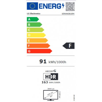 TV LED LG 65NANO816PA