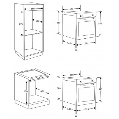 Horno CANDY FCP502WE | Ziwwie.com