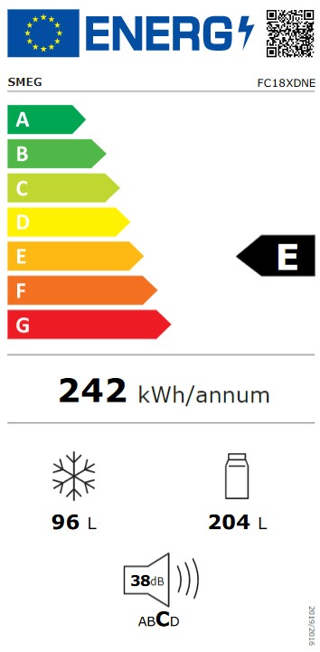 Etiqueta de Eficiencia Energética - FC18XDNE