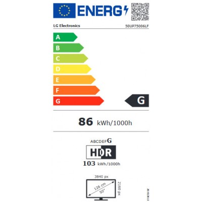 TV LED LG 50UP75006LF