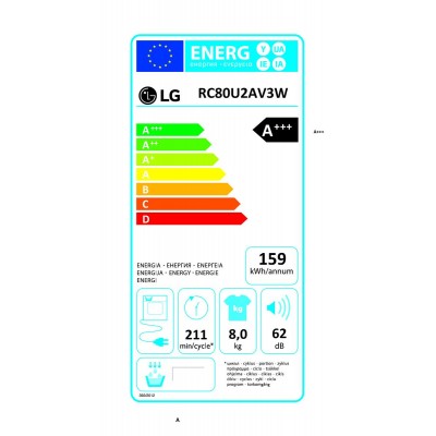 Secadora LG RC80U2AV3W