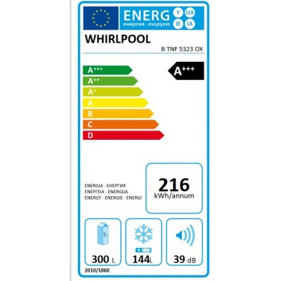 Combi WHIRLPOOL B TNF 5323 OX