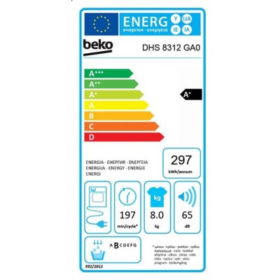 Secadora BEKO DHS 8312 GA0