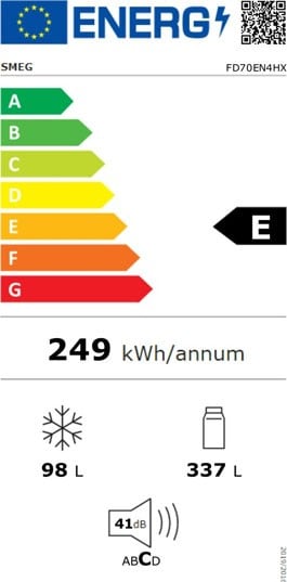 Etiqueta de Eficiencia Energética - FD70EN4HX