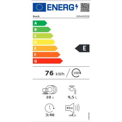 Lavavajillas BOSCH SPS4HMI53E