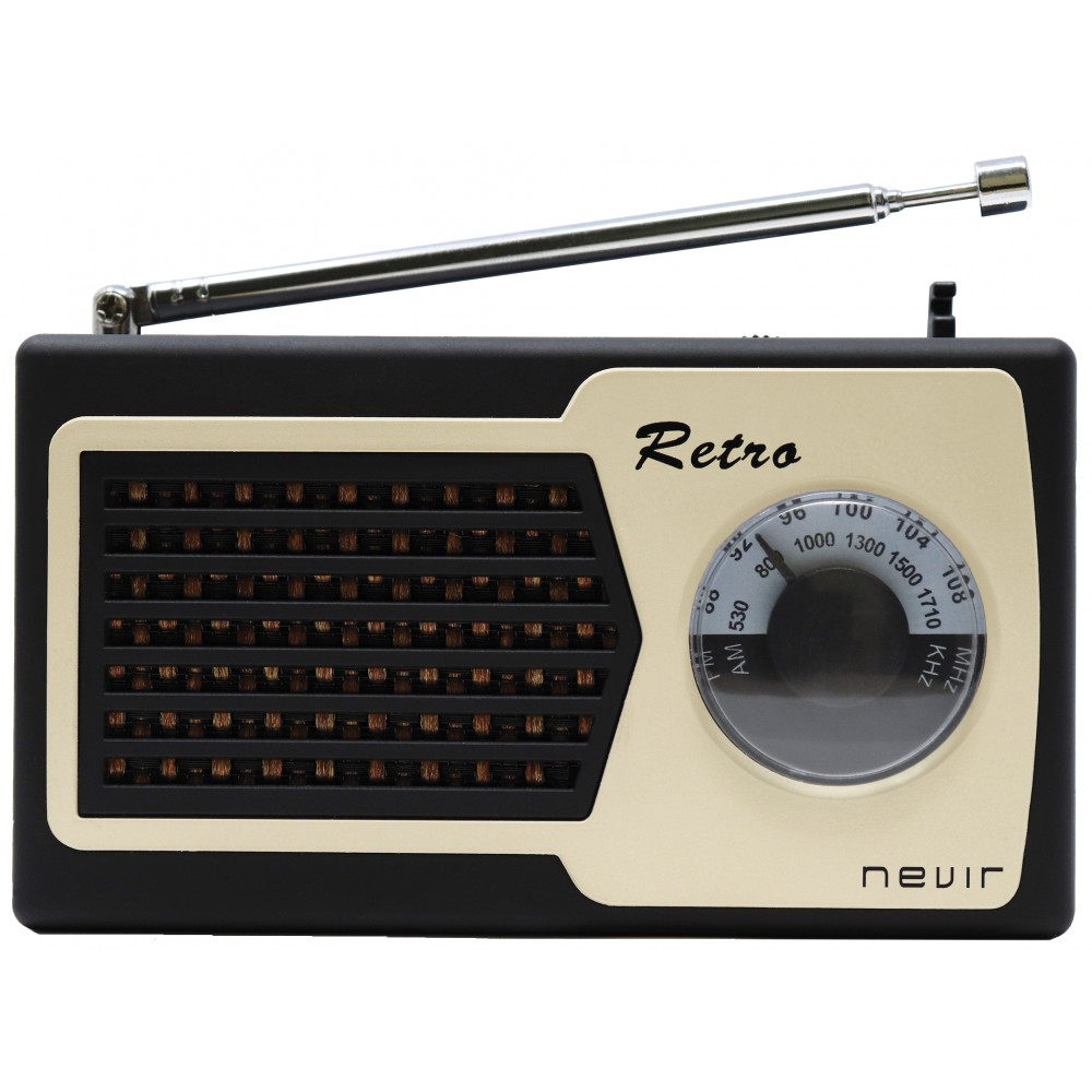 Radio Portátil NEVIR NVR-200 Negro