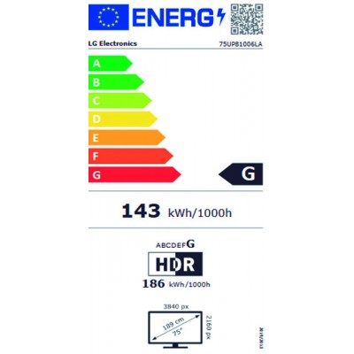 TV LED LG 75UP81006LR