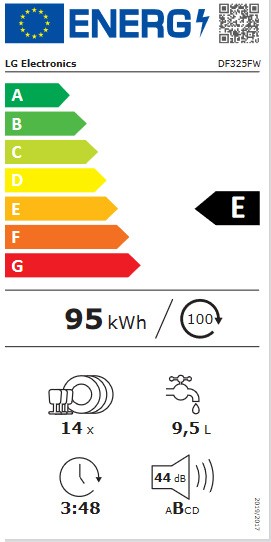 Etiqueta de Eficiencia Energética - DF325FW