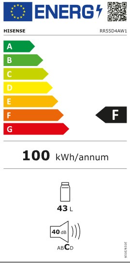Etiqueta de Eficiencia Energética - RR55D4AW1