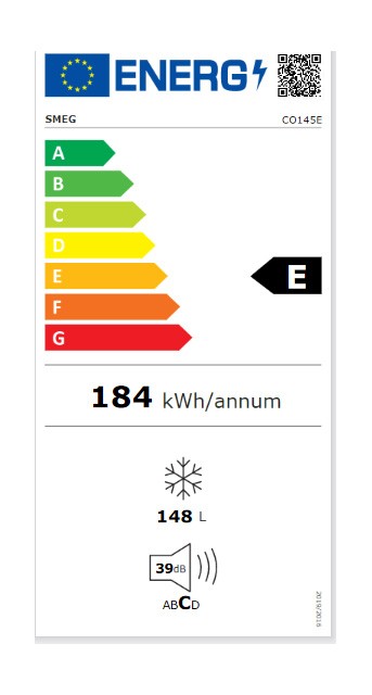 Etiqueta de Eficiencia Energética - CO145E