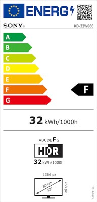 Etiqueta de Eficiencia Energética - KD32W800P1AEP