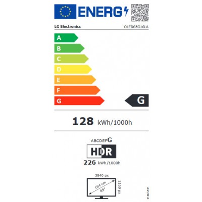 TV OLED LG OLED65G16LA