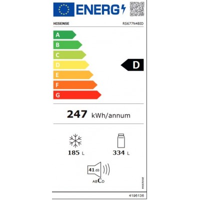 Frigorífico HISENSE RS677N4BID